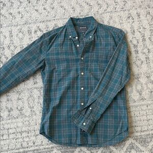 Bonobos Men's Blue Plaid Casual Shirt